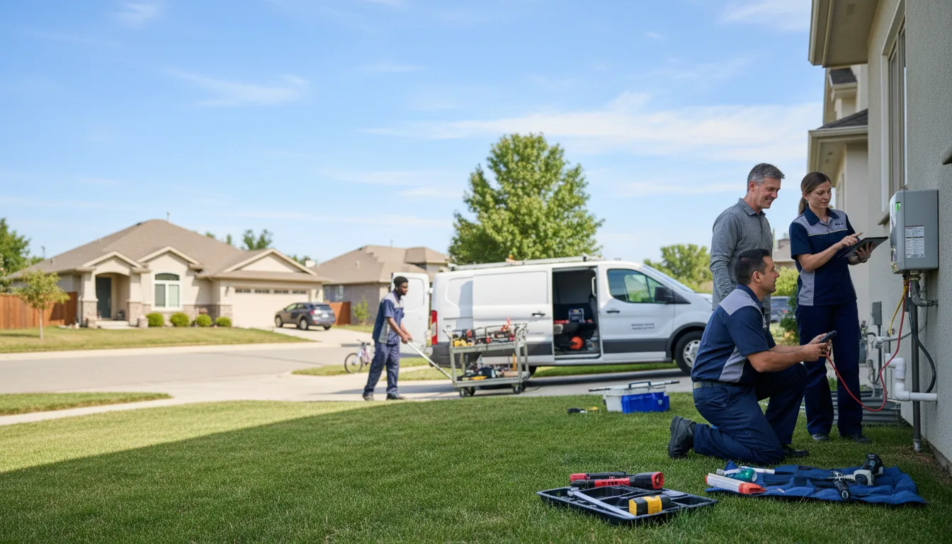Tankless water heater service in Burghill, OH